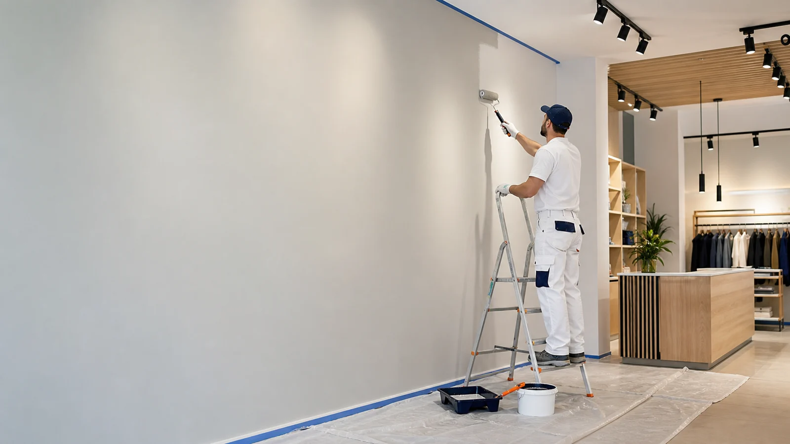 Office & Retail Painting project in Barrie, Ontario
