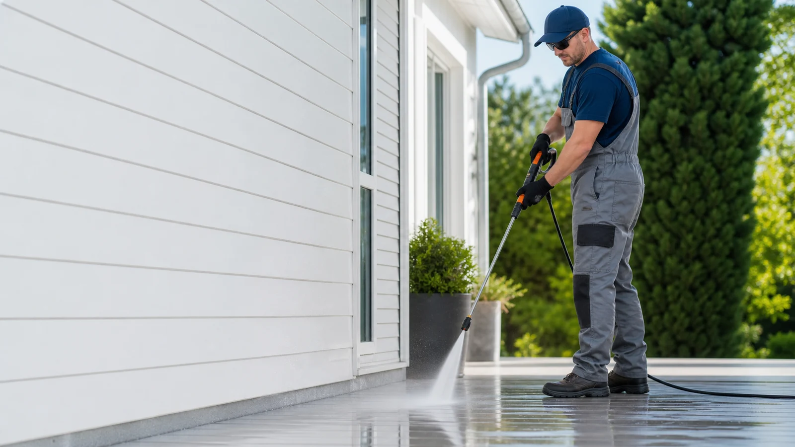 Power Washing project in Barrie, Ontario