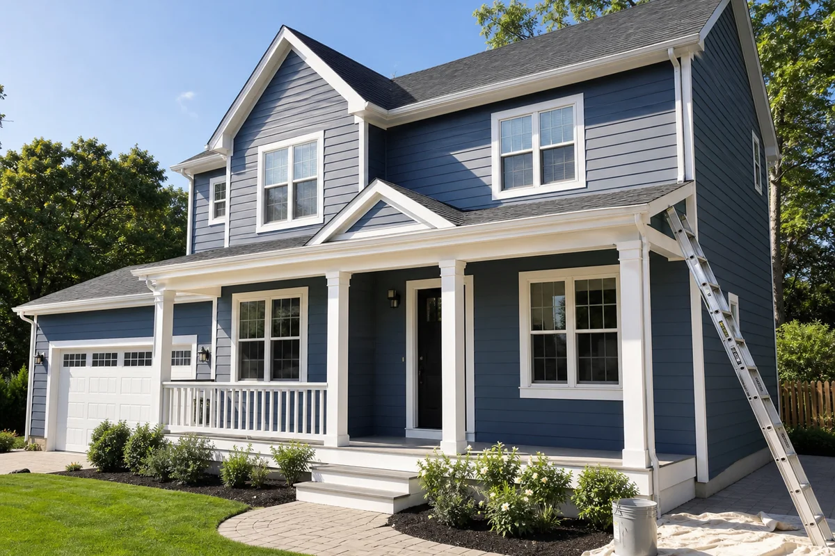 Exterior Painting Example - Innisfil exterior painting visual reference