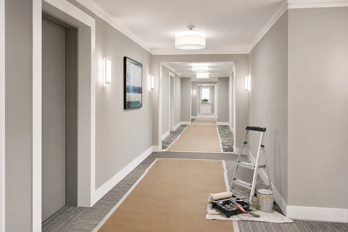Condo Common Area Painting Example - Innisfil condo painting visual reference