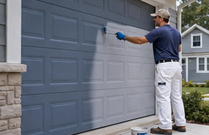 Garage Door Painting service for Barrie properties